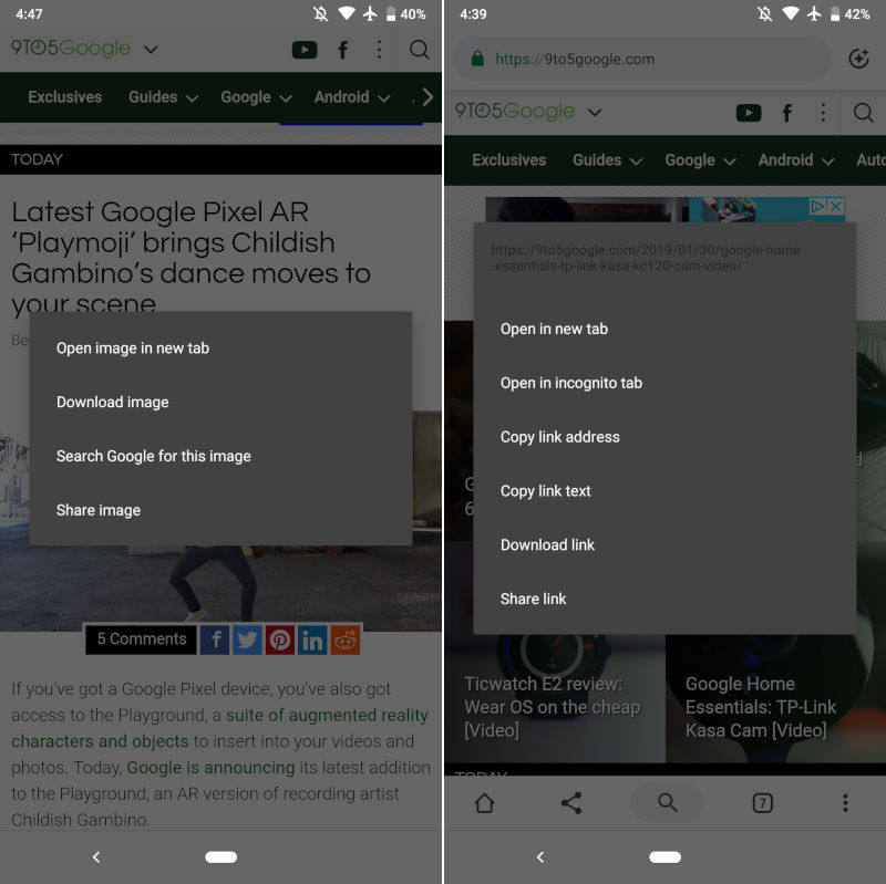 Google Chrome'un koyu renk modu Android telefonlarda da test ediliyor