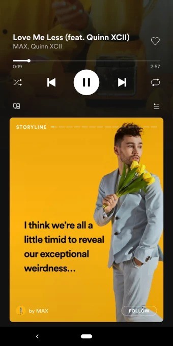 Spotify Storyline ile hikâye özelliğine kendi yorumunu getiriyor