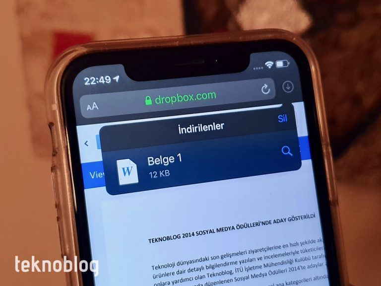 Safari mobil internet tarayıcısında yer alan listesi nasıl kullanılır?