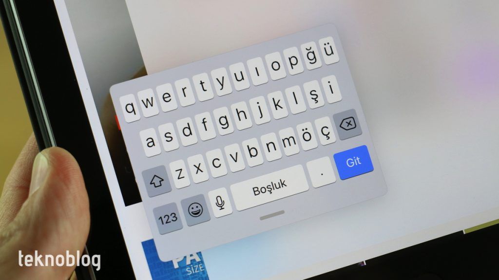 ios 13.1 ipados klavye