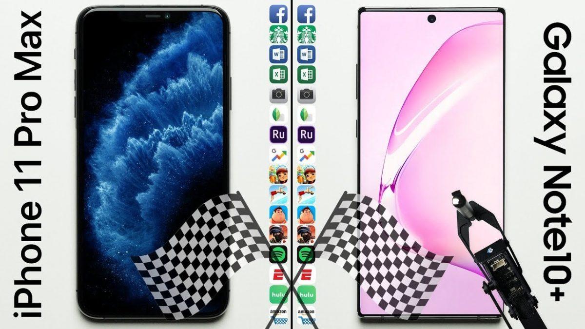 iphone 11 pro max galaxy note 10 plus