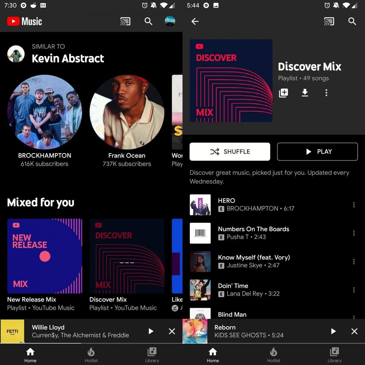 YouTube Music yeni listesiyle Spotify'a yanıt veriyor