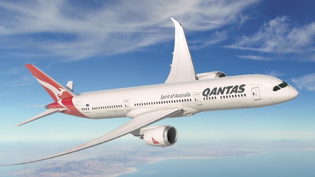 qantas boeing 787-9 dreamliner