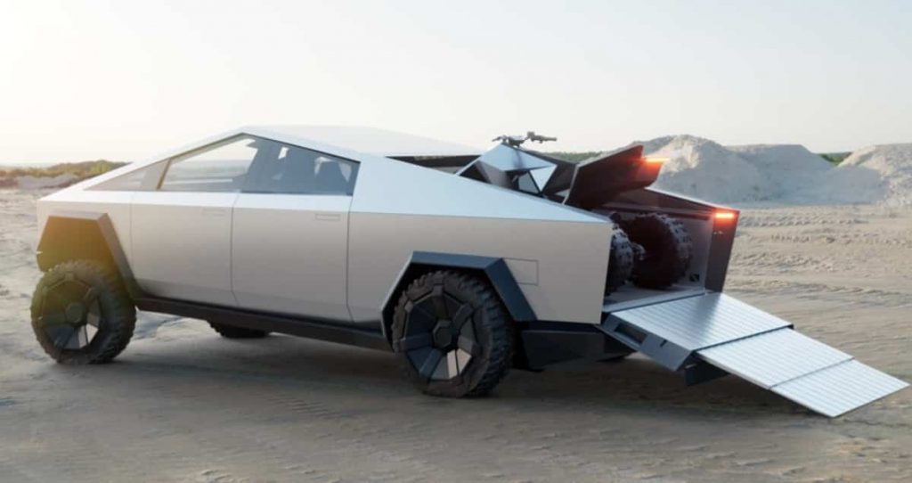 tesla cybertruck atv cyberquad