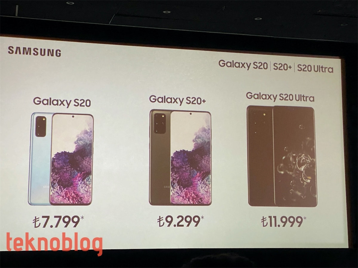Samsung Galaxy S20, S20 Plus ve S20 Ultra tanıtıldı