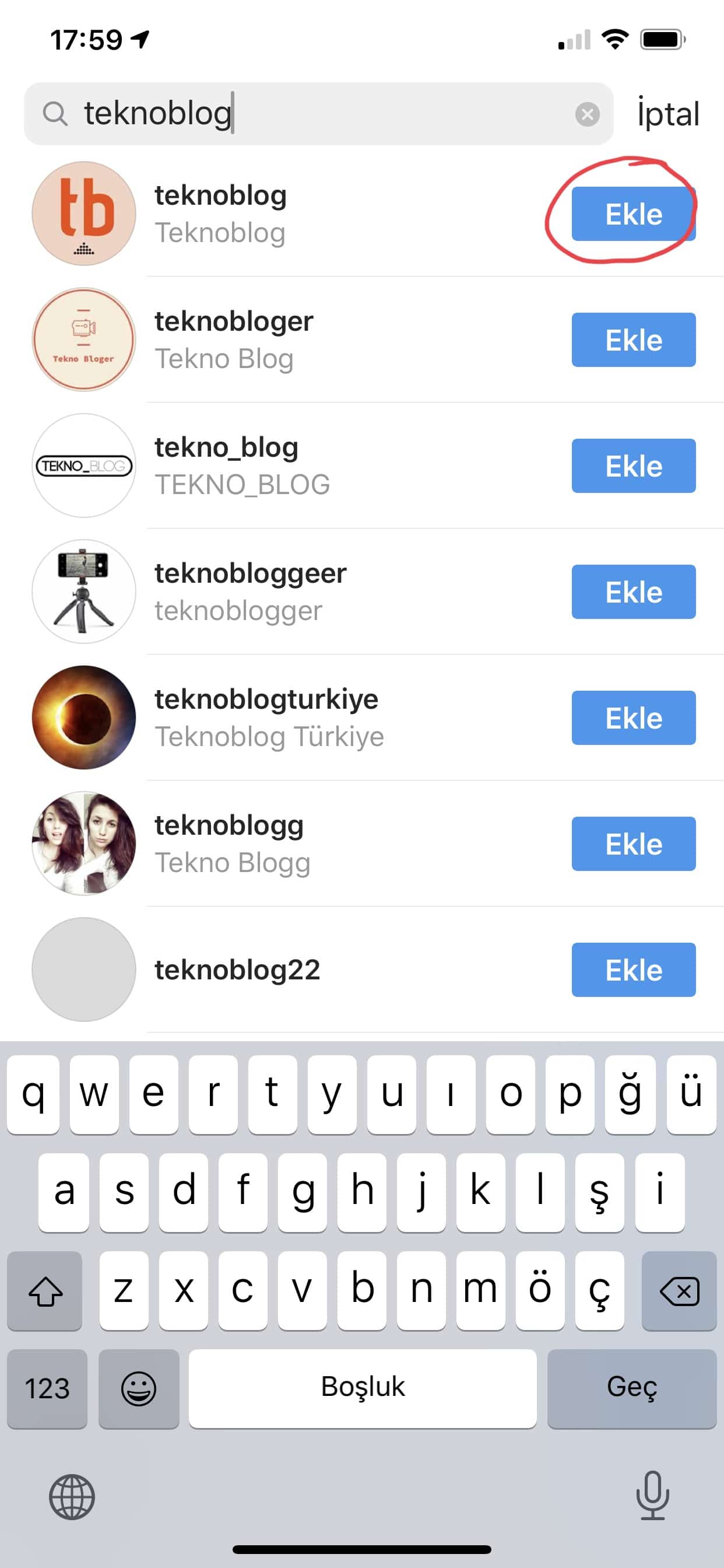 Instagram yakın arkadaşlar listesine yeni kişi nasıl eklenir?