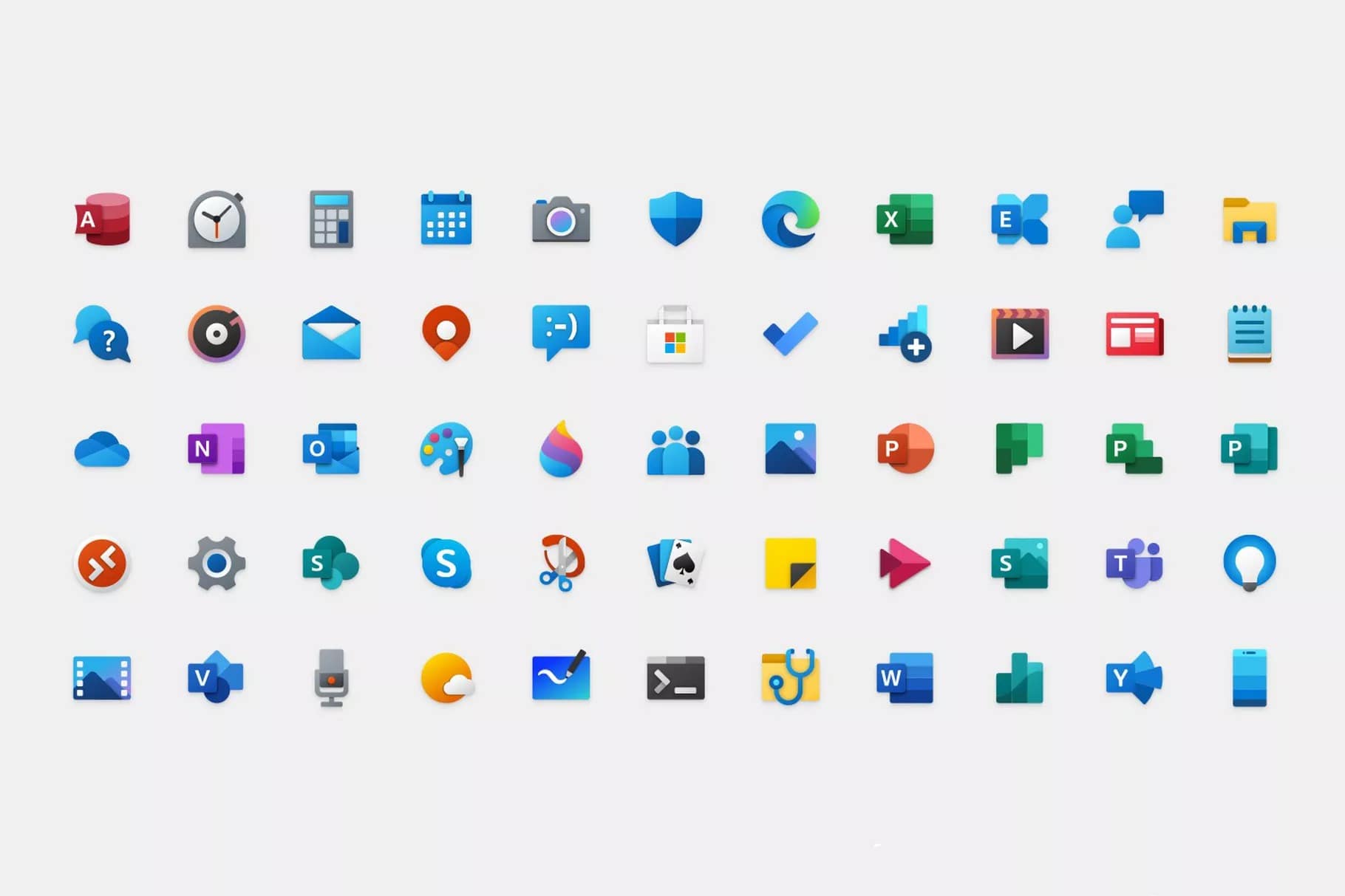 windows 10 yeni ikonlar