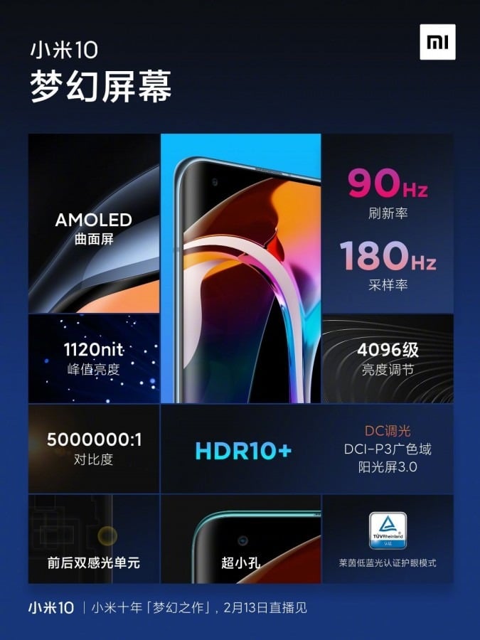 Xiaomi Mi 10'dan yeni detaylar gelmeye devam ediyor