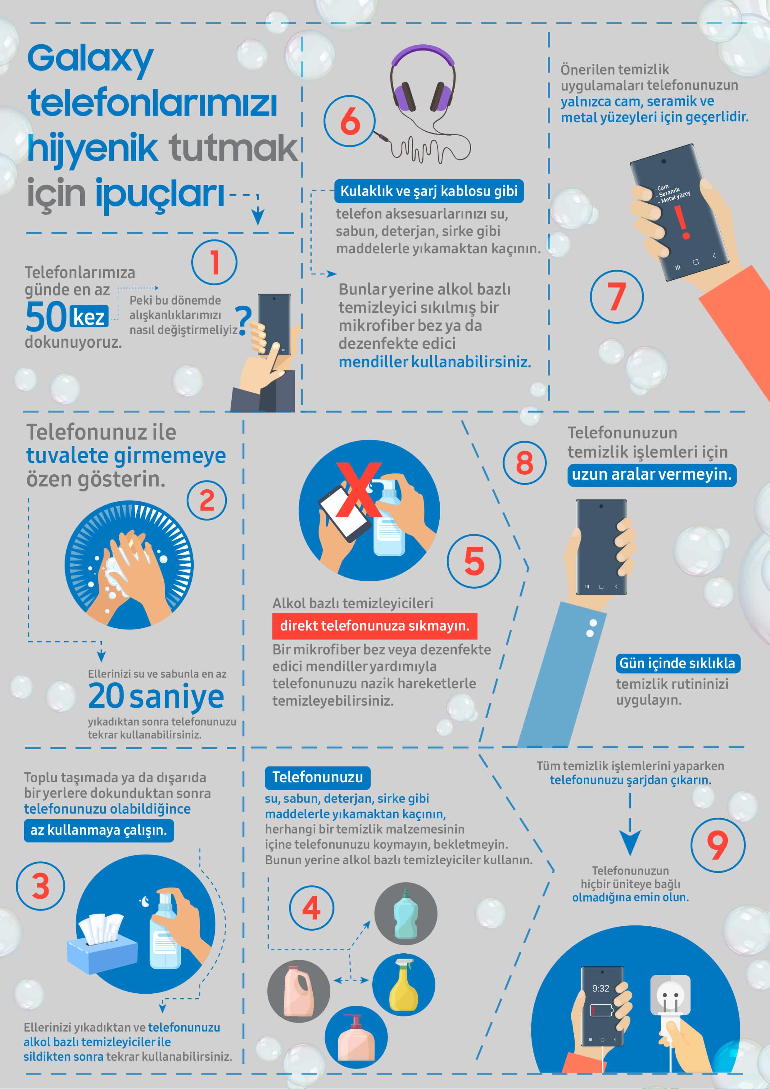 samsung galaxy temizlik