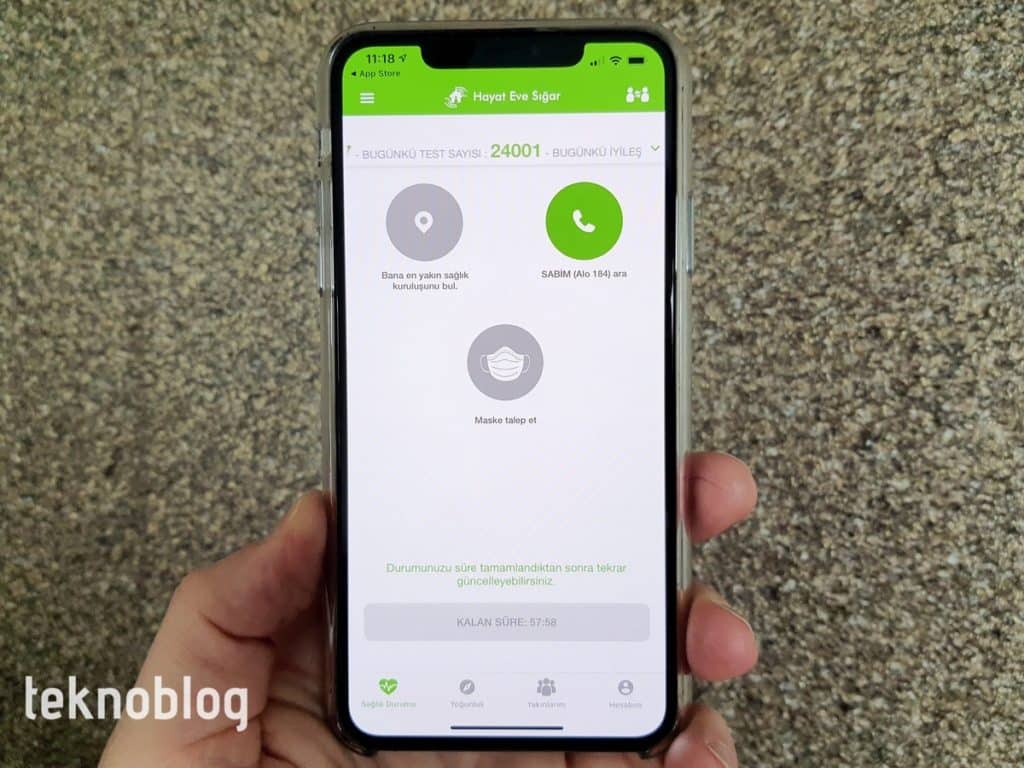 hayat eve sığar maske kodu talep