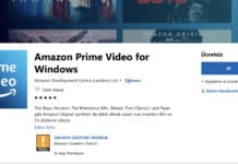 Amazon Prime Video'nun Windows 10 uygulaması çıktı