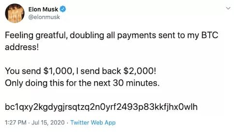 Elon Musk ve Bill Gates'in Twitter hesaplarından bitcoin dolandırıcılığı girişimi