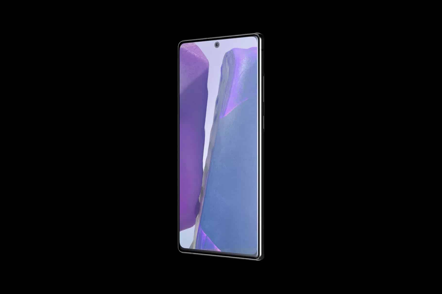 Galaxy Note 20 tasarımı üç boyutlu görüntüyle ortaya çıktı