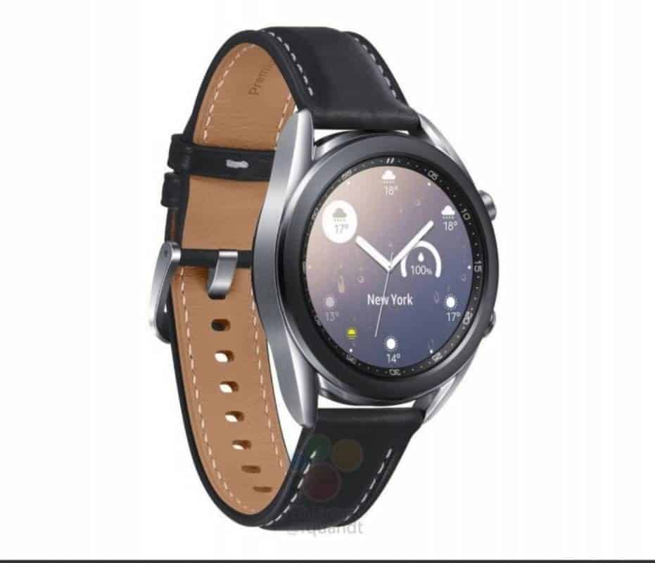 Galaxy Watch 3 sızıntısı saati farklı açılardan gösteriyor