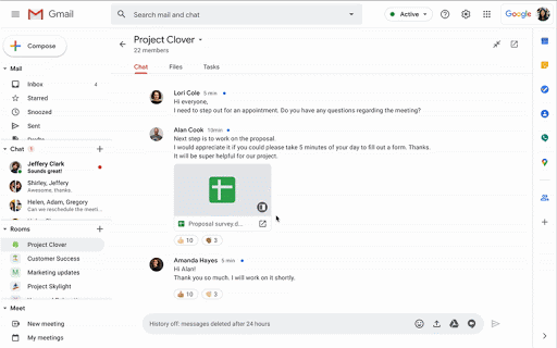 Gmail'i Microsoft Teams ve Slack ile yarıştıracak yeni araçlar