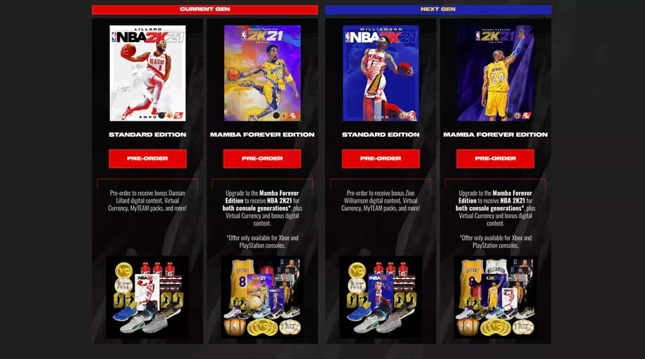 NBA 2K21 yeni nesil konsollarda daha pahalı olacak