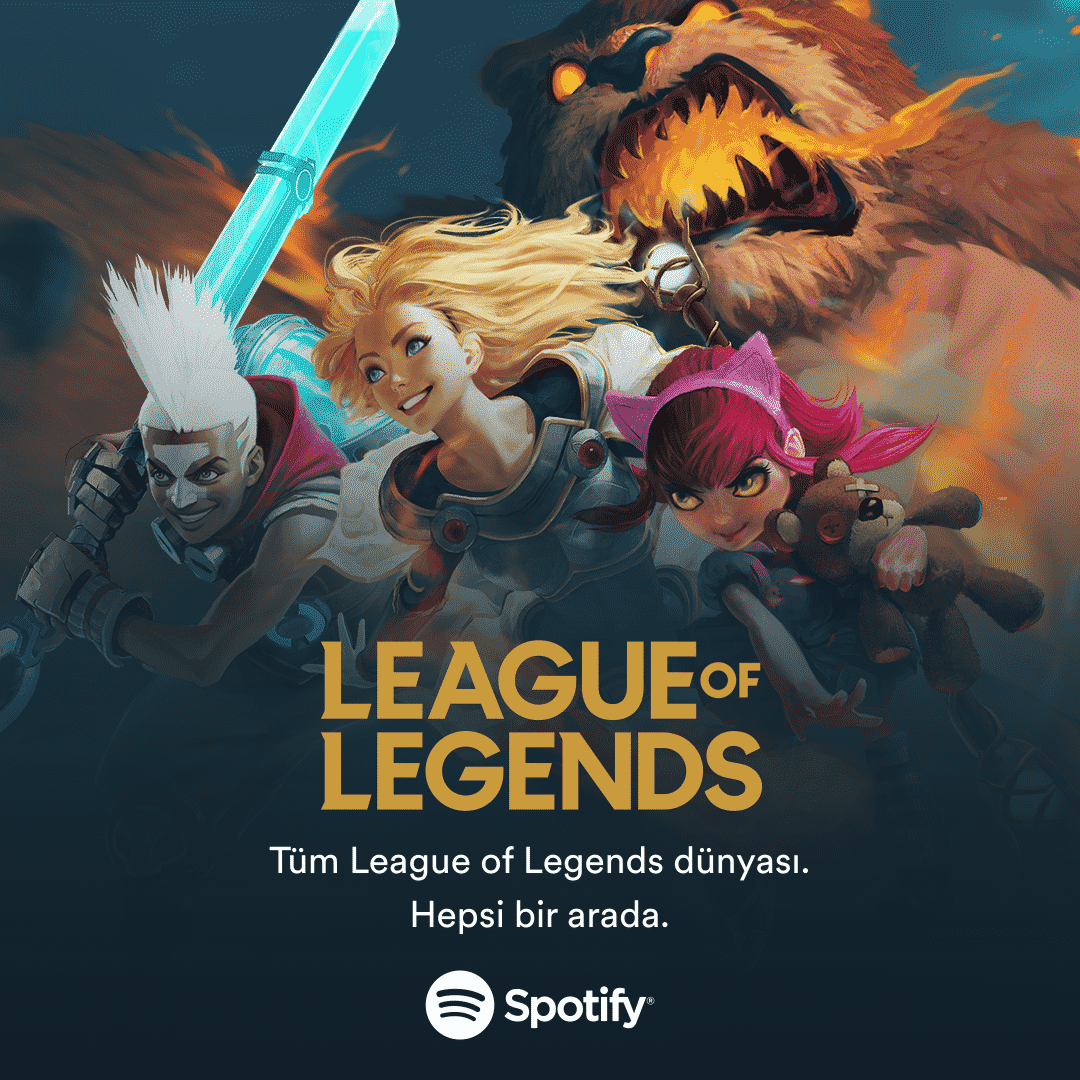 Spotify ve Riot Games arasında League of Legends iş birliği