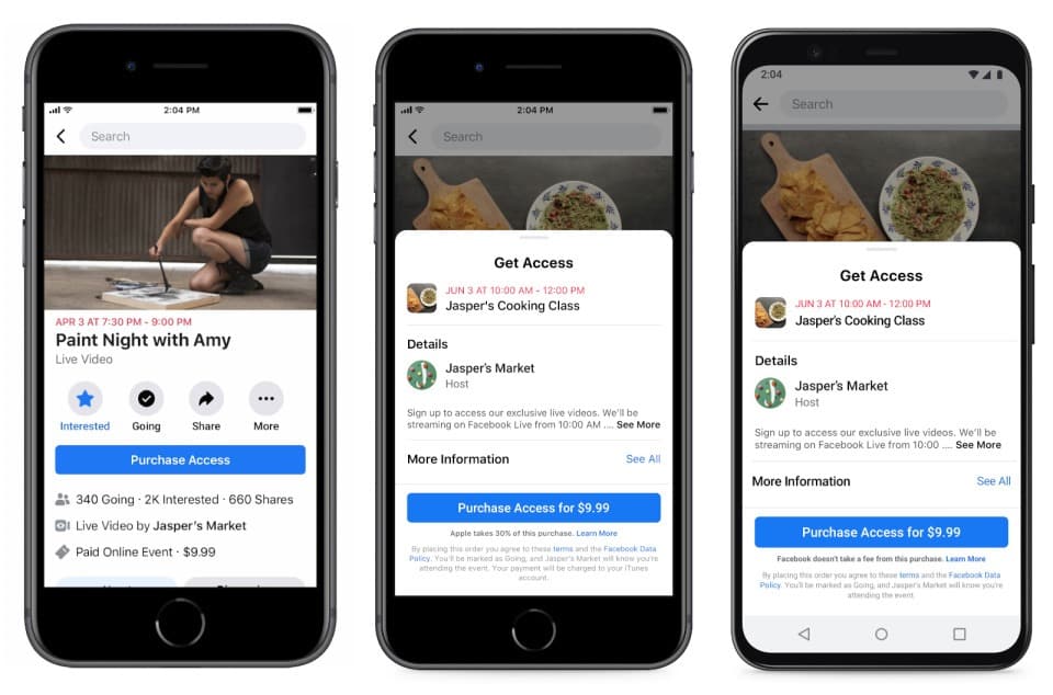 facebook apple