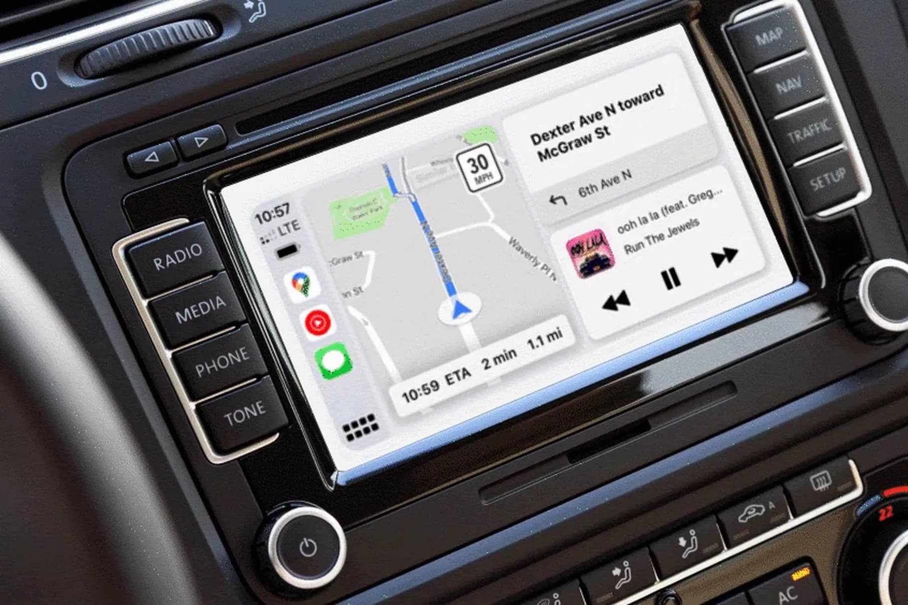 Google Haritalar için Apple CarPlay kontrol paneli desteği en sonunda geldi