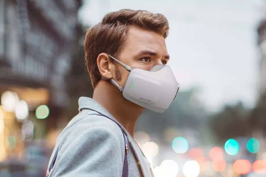 LG pille çalışan ve maske gibi kullanılan taşınabilir hava temizleyicisini tanıttı