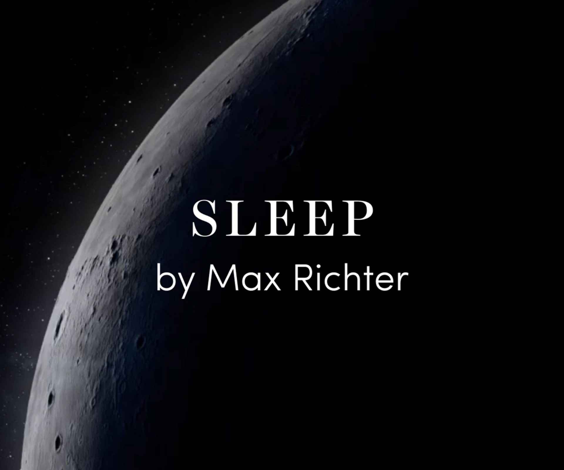 sleep by max richter