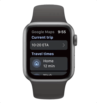 Google Maps üç yıl aradan sonra yeniden Apple Watch'ta