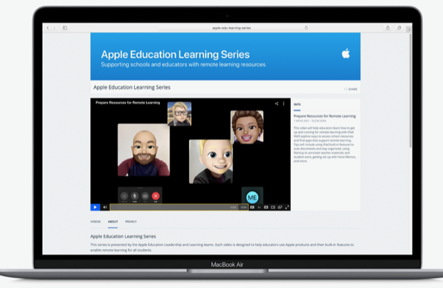 Apple'dan öğretmenler için eğitim ve öğretim kaynakları