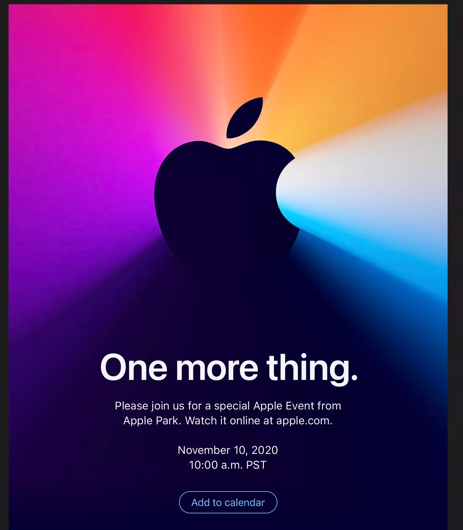 apple mac one more thing