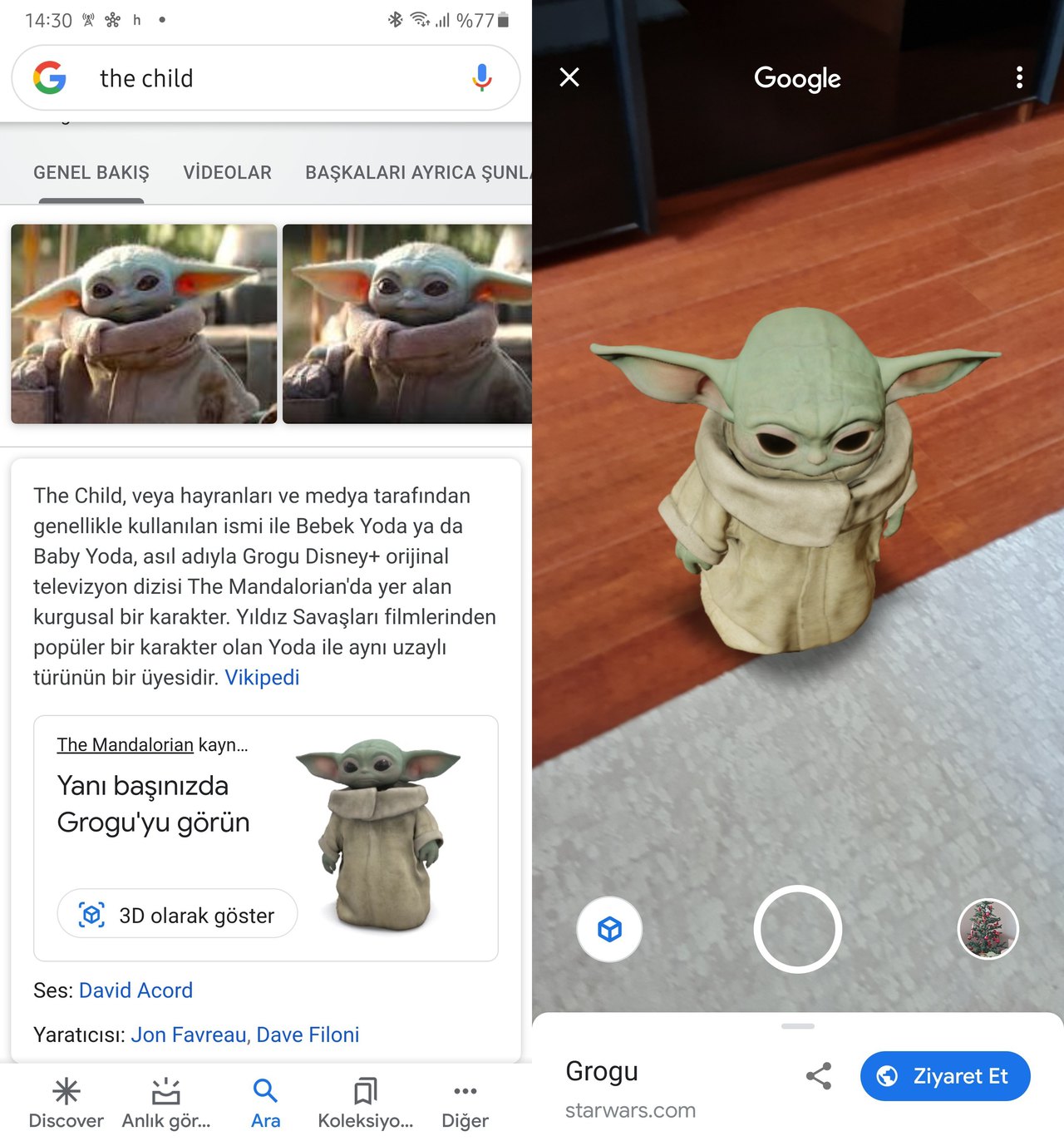 baby yoda grogu google