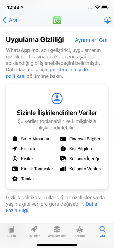 iOS 14.3 ile App Store'a gelen Uygulama Gizliliği etiketleri nedir, nasıl kullanılır?