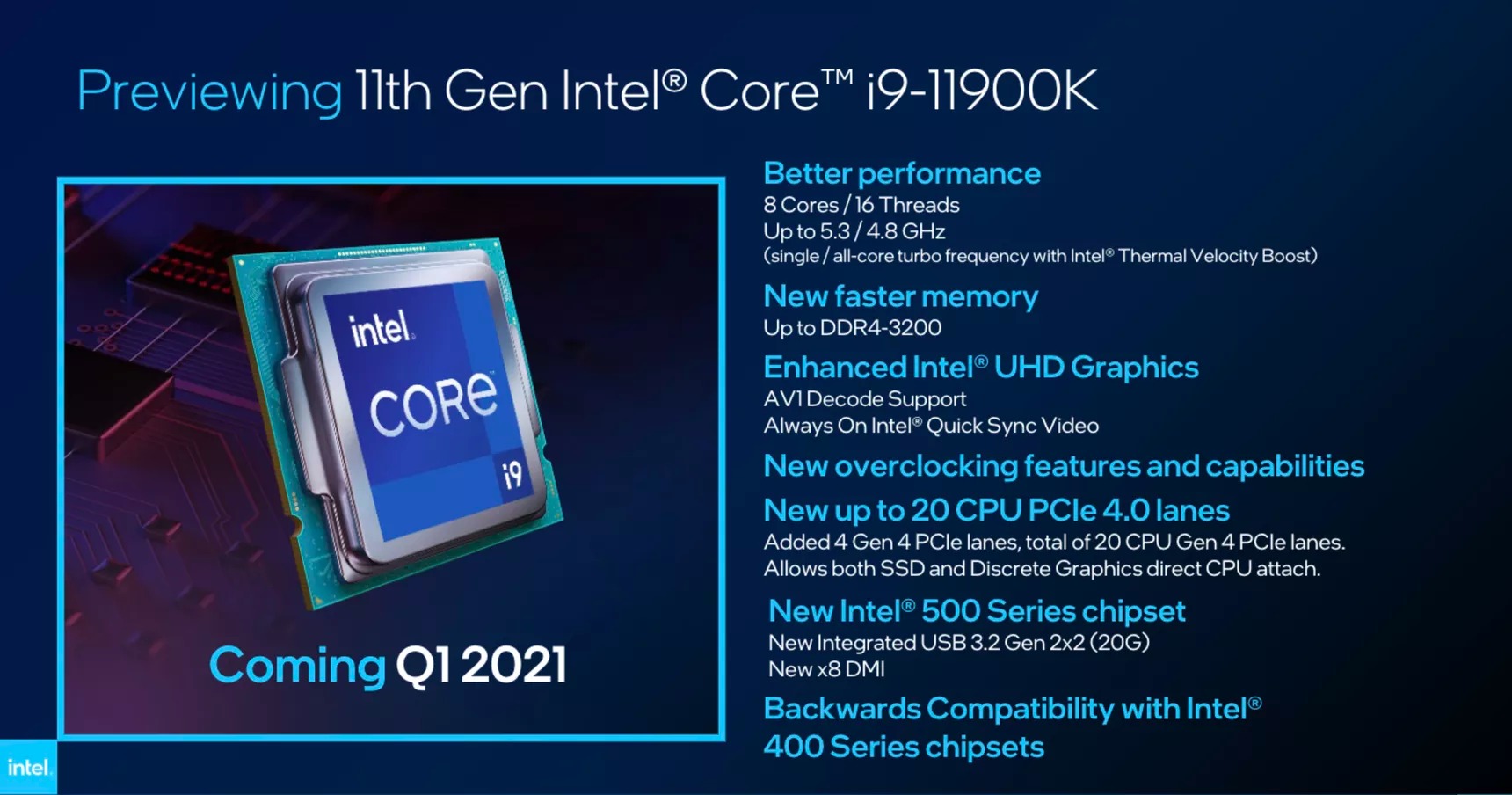 intel core i9-11900k