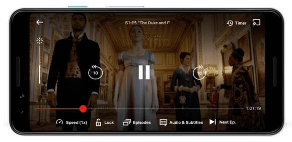 Netflix zamanlayıcı özelliğini Android uygulamasında test ediyor