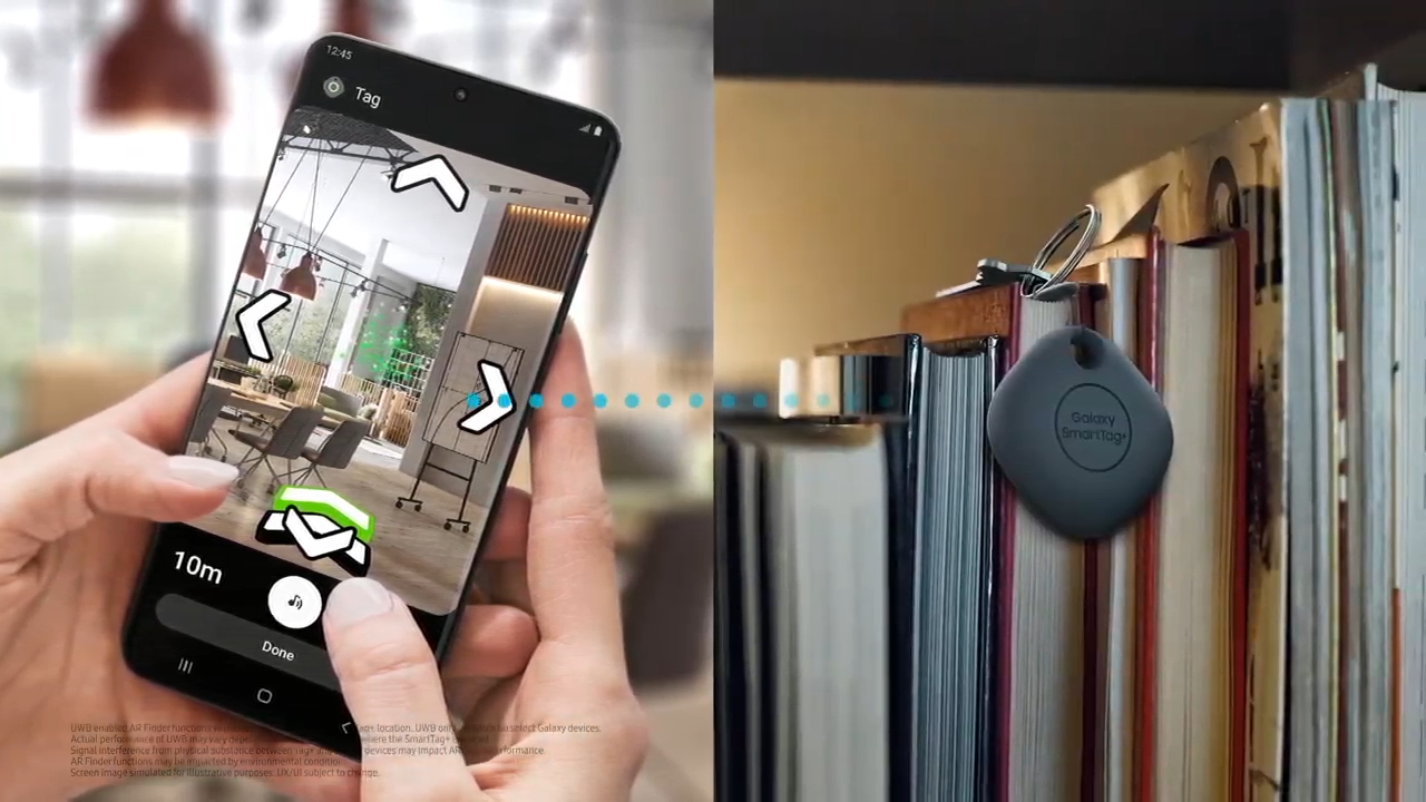 Samsung Galaxy SmartTag Bluetooth ve ultra geniş bant destekleriyle geliyor
