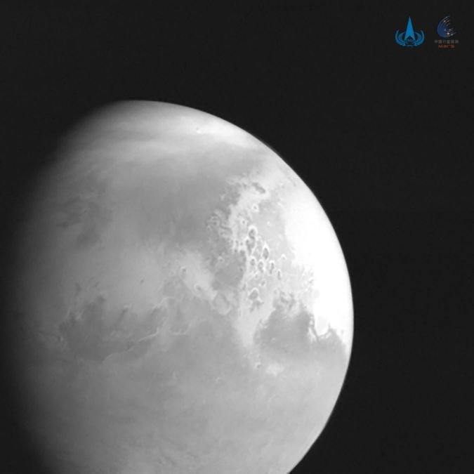 Çin Mars görevinden ilk fotoğrafı paylaştı - Teknoblog
