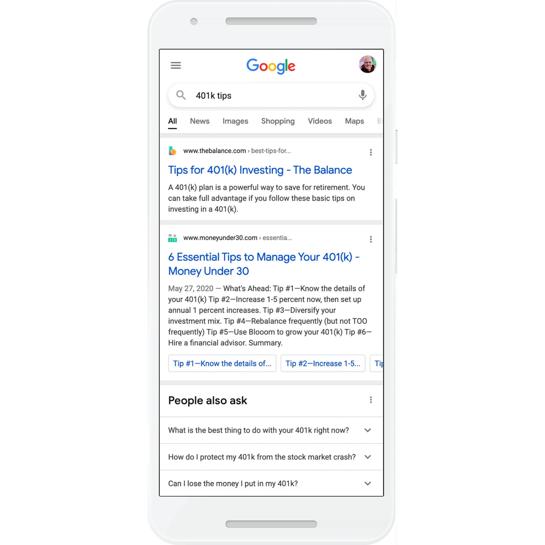 google arama sonuçları
