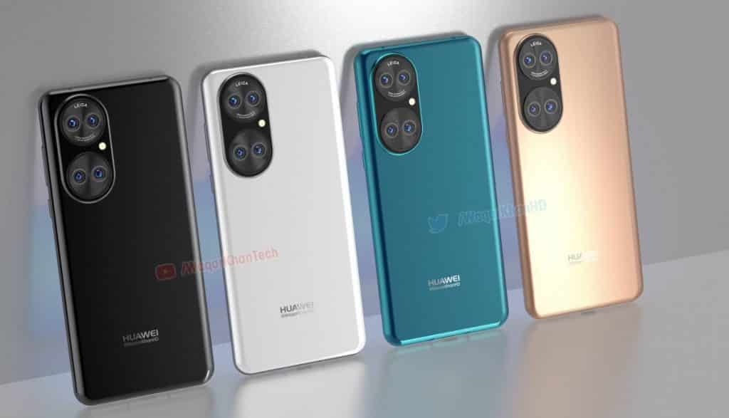 Yüksek kaliteli görseller Huawei P50'nin tasarımının detaylarını gösteriyor