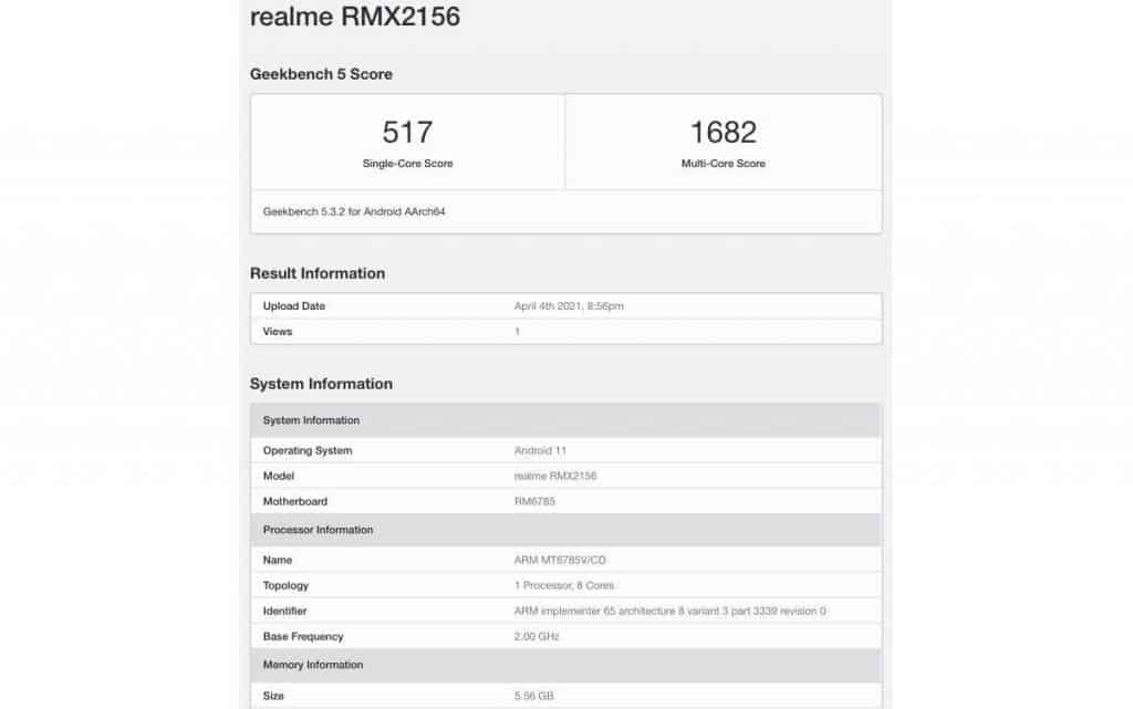 realme narzo 30