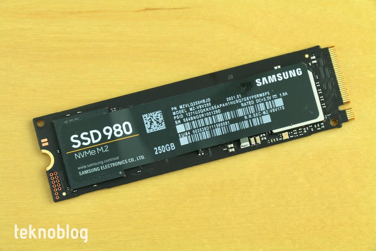 samsung ssd 980 inceleme