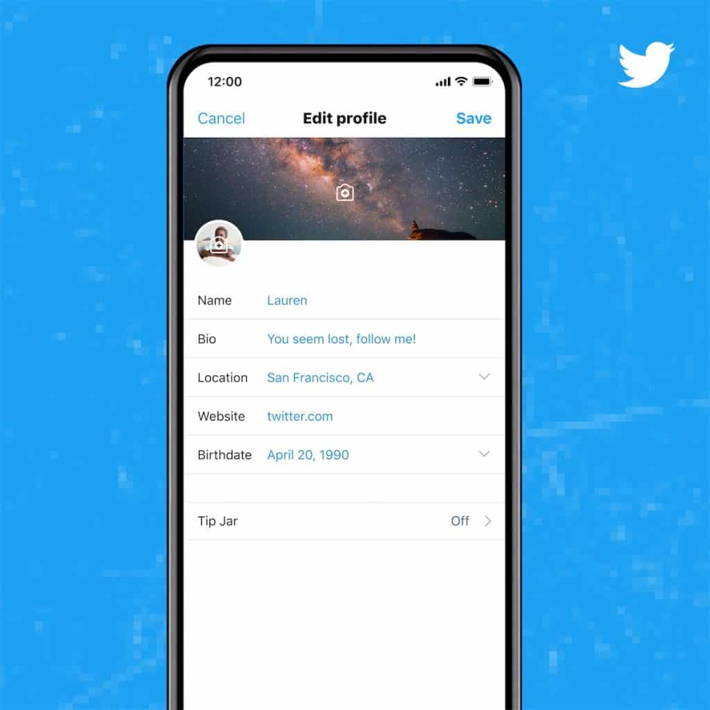 twitter bahşiş kutusu