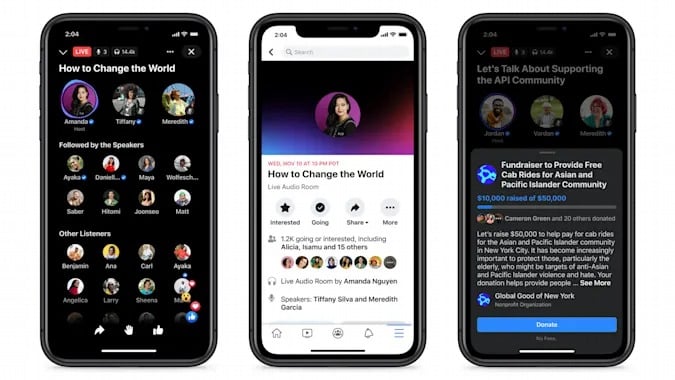 facebook clubhouse