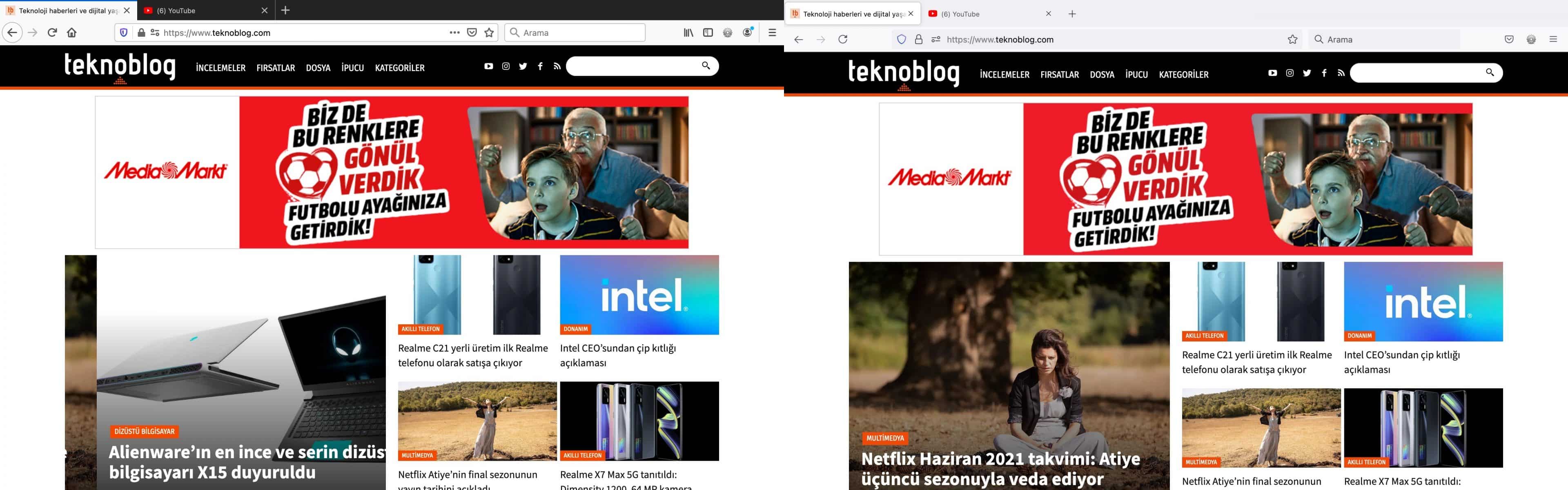 firefox 89 yeni tasarım