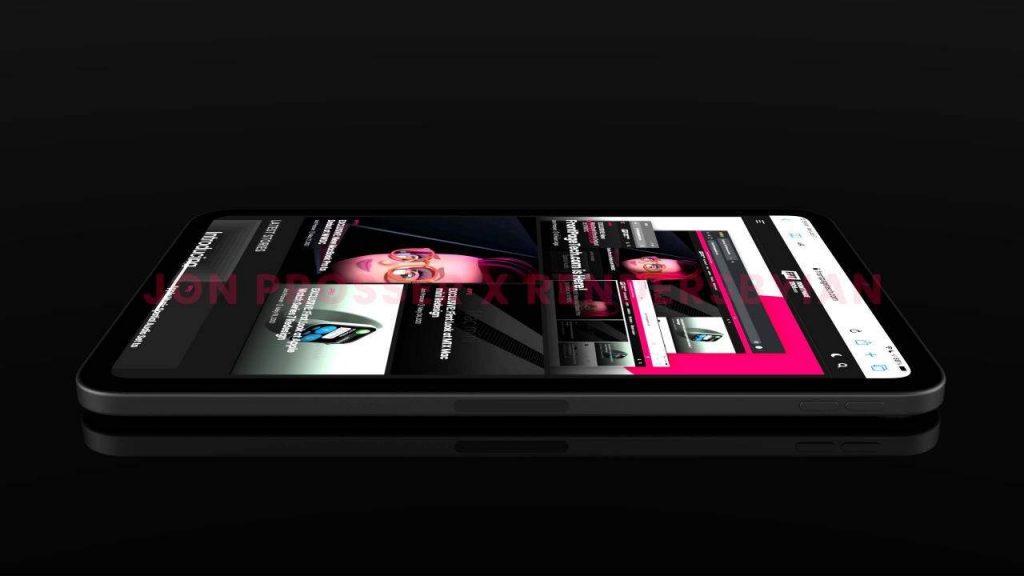 iPad mini 6 taslağı yeni tasarımı gösteriyor