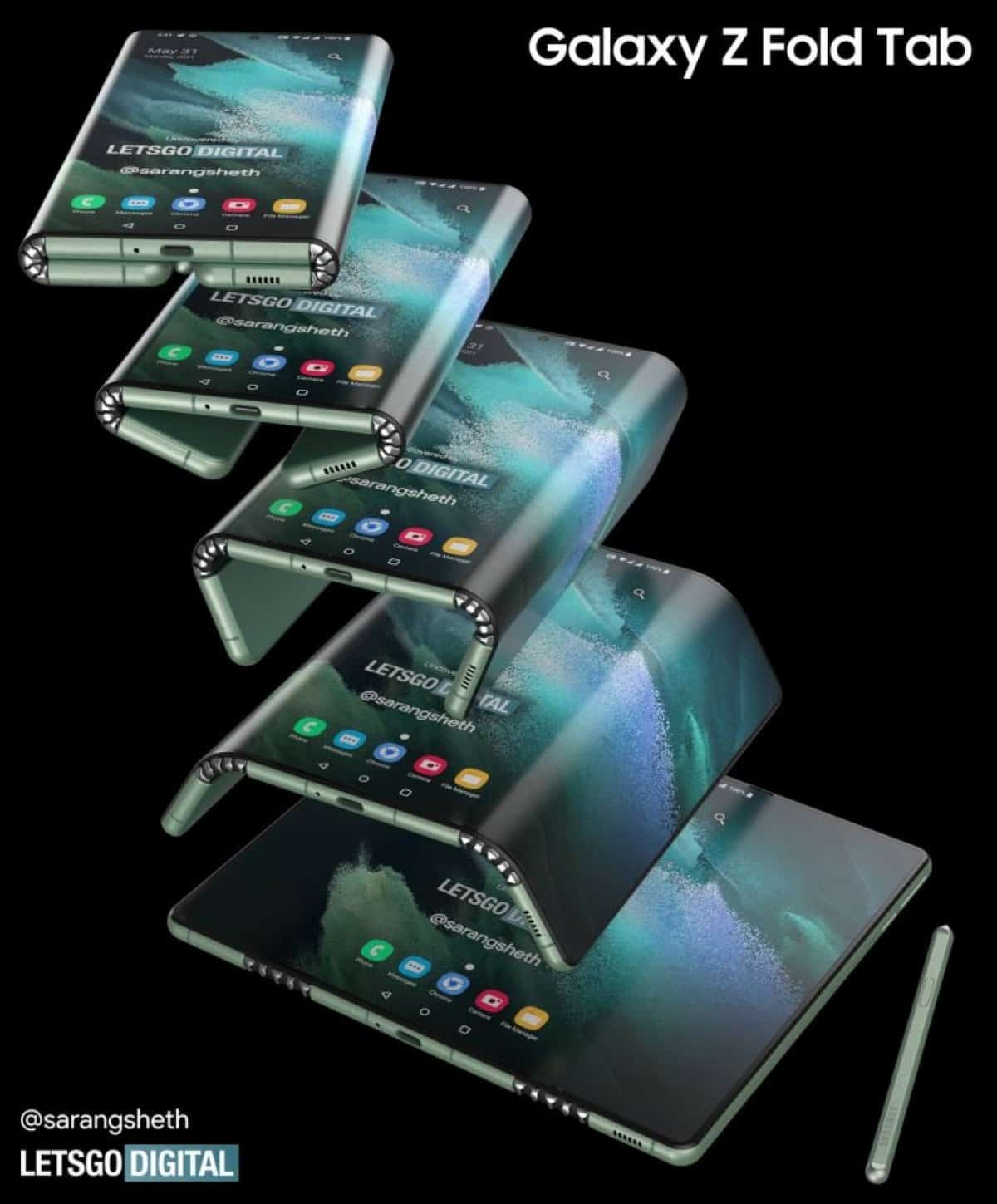 Samsung yeni katlanabilir cihaz tasarımları üzerinde çalışıyor