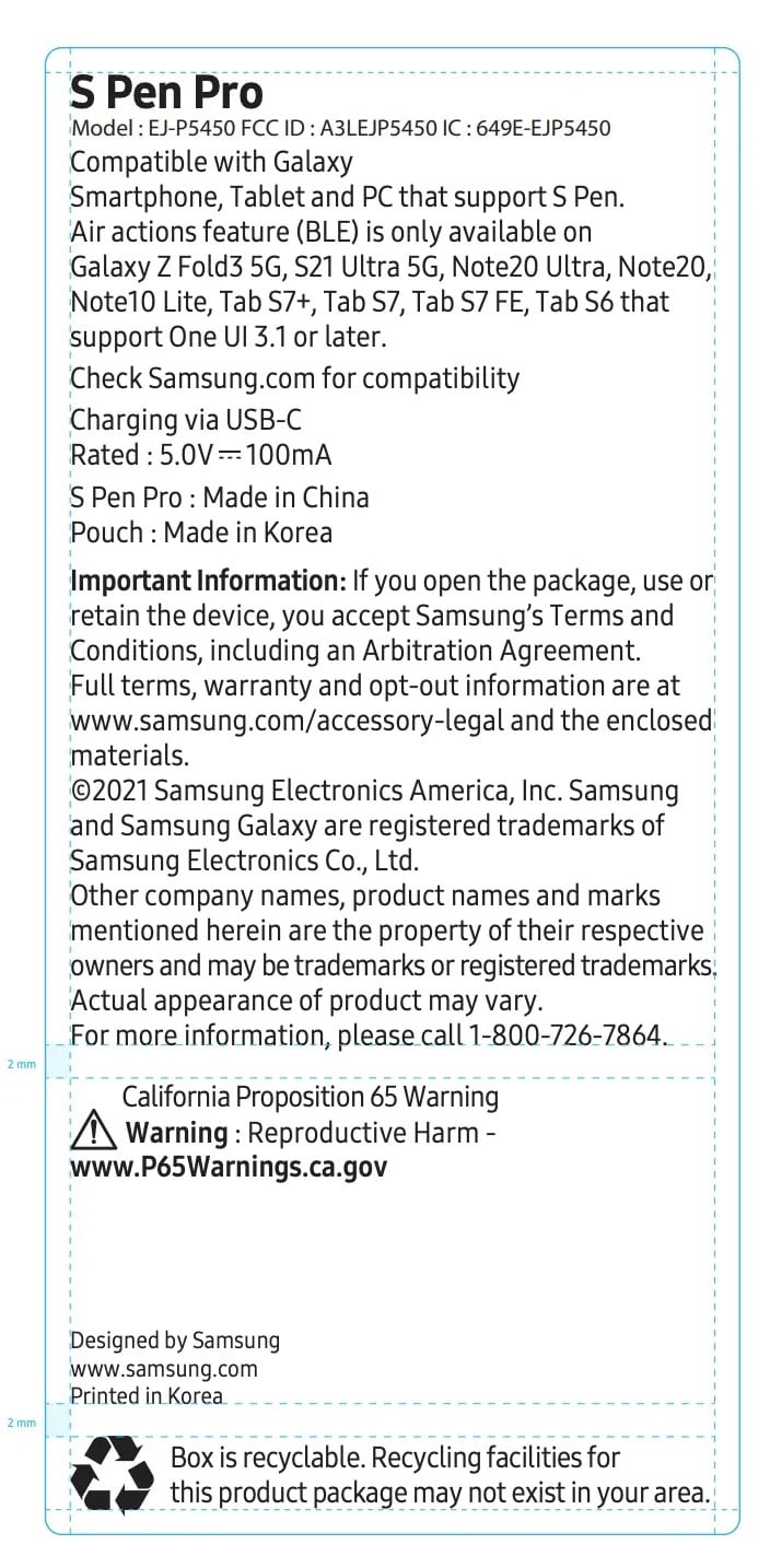 galaxy z fold 3 s pen pro