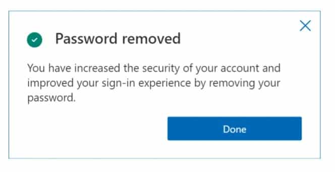 microsoft hesabı şifre kaldırma
