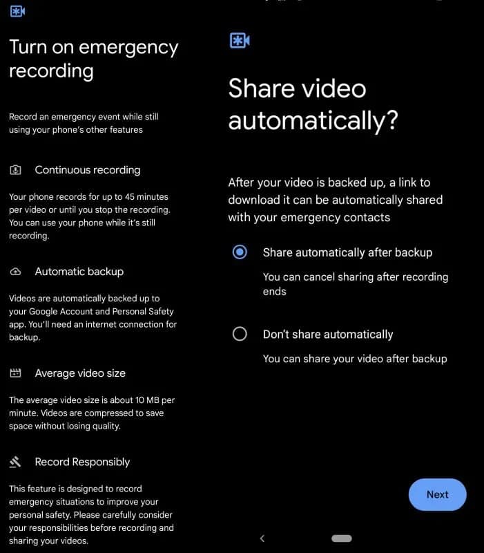 Google Pixel telefonlarında acil durumda otomatik video kayıt imkanı