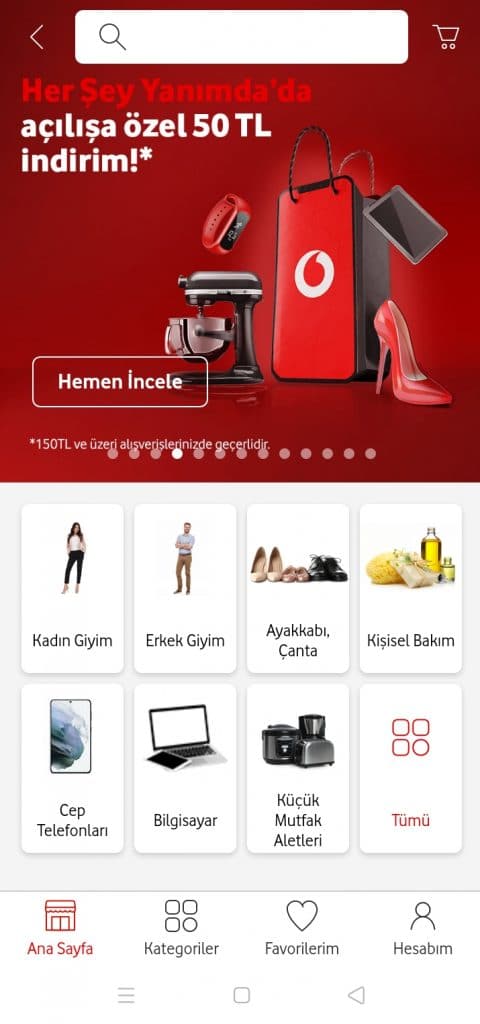 vodafone her şey yanımda