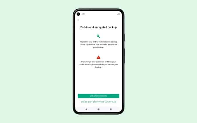 whatsapp şifrelenmiş yedek