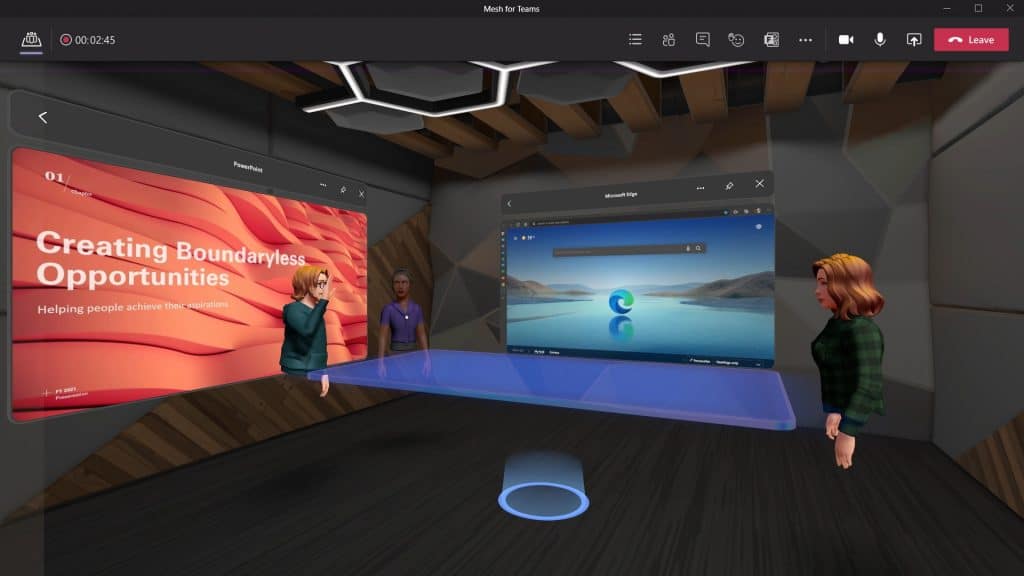 Microsoft Teams içinde metaverse inşa edecek