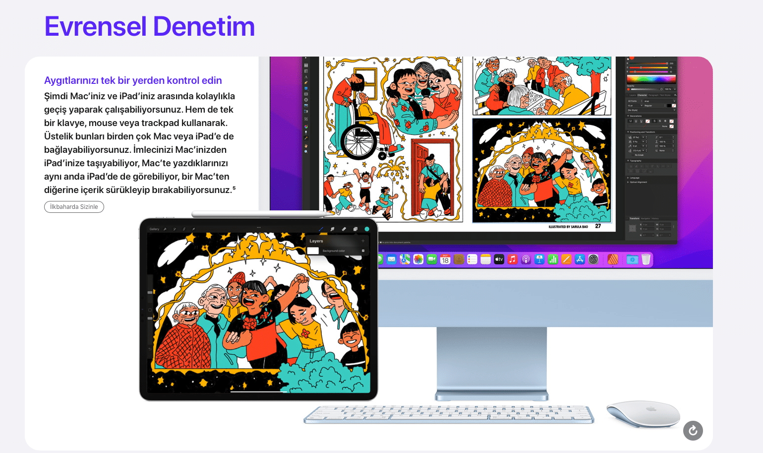 apple evrensel denetim